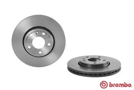 Вентильований гальмівний диск Brembo 09893711