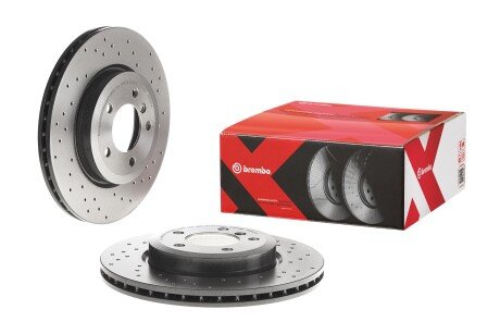 Вентильований гальмівний диск brembo 0989521X