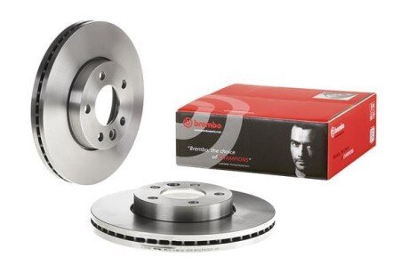 Вентильований гальмівний диск brembo 09944214