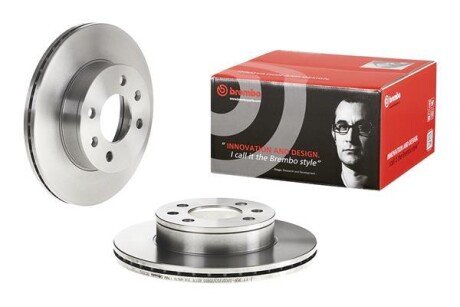 Вентилируемый тормозной диск brembo 09953710