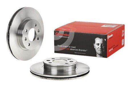 Вентильований гальмівний диск brembo 09.9541.10