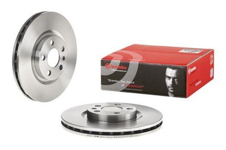 Вентильований гальмівний диск brembo 09.9609.24