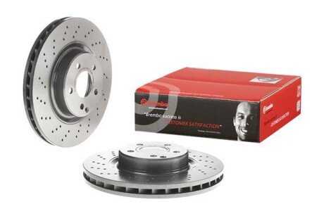 Вентилируемый тормозной диск brembo 09982511