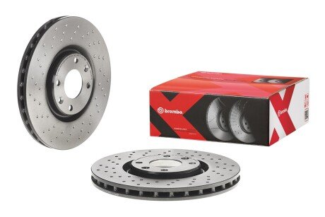 Вентильований гальмівний диск brembo 09A1851X