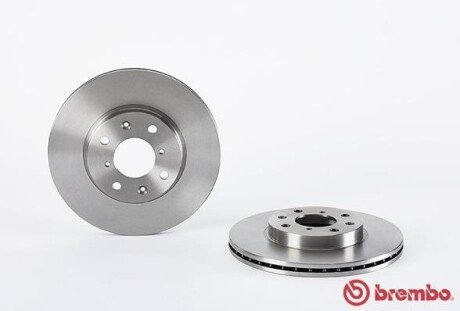 Вентилируемый тормозной диск brembo 09A27114