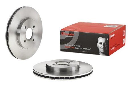 Вентилируемый тормозной диск brembo 09A27510