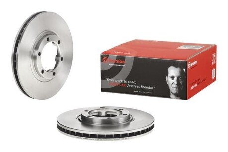 Вентилируемый тормозной диск brembo 09A30410