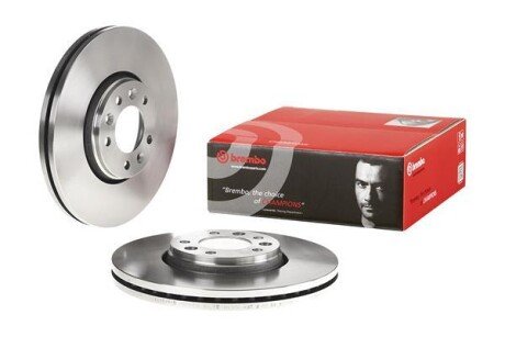 Вентилируемый тормозной диск brembo 09A43010