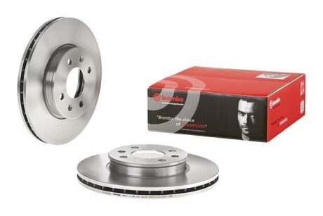 Вентилируемый тормозной диск brembo 09A44510
