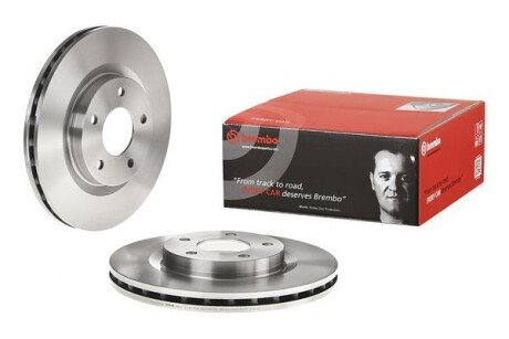 Вентилируемый тормозной диск brembo 09A63710