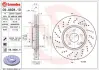 Вентилируемый тормозной диск brembo 09A82811