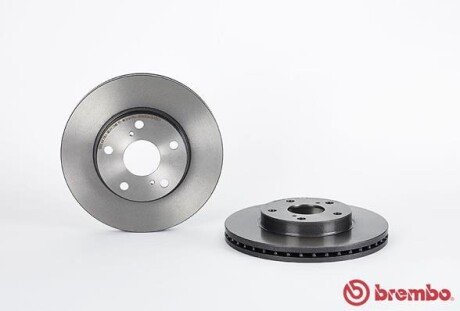Вентилируемый тормозной диск brembo 09A86511
