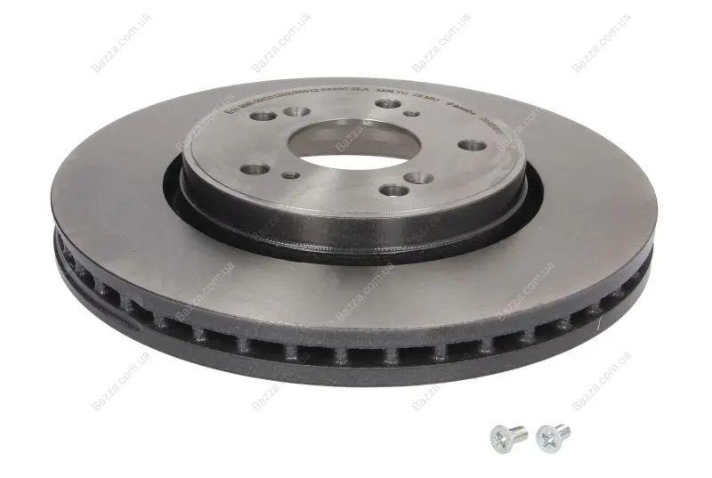 Вентильований гальмівний диск Brembo 09A86611 (фото 1)