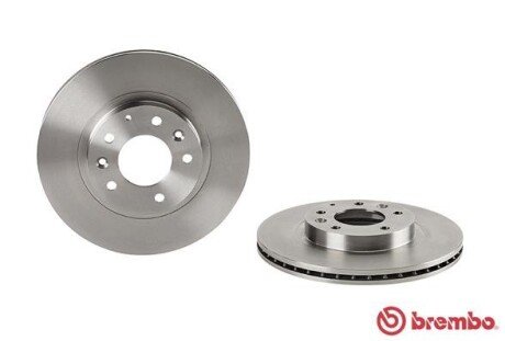 Вентилируемый тормозной диск brembo 09B04110