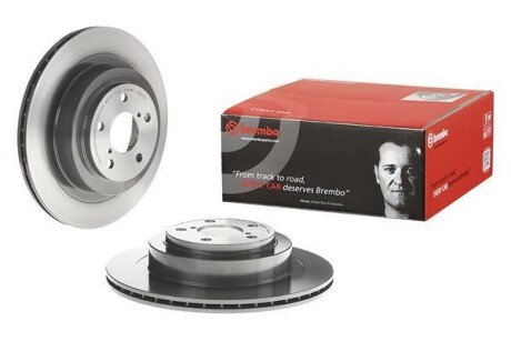 Вентилируемый тормозной диск brembo 09B04111