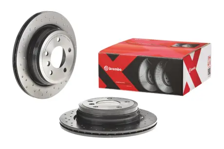 Вентилируемый тормозной диск brembo 09.B338.2X