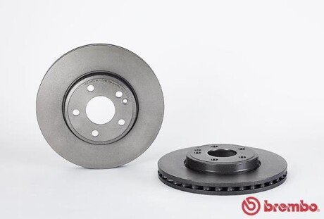 Вентилируемый тормозной диск brembo 09B43641