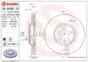 Вентилируемый тормозной диск brembo 09B49811