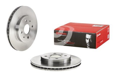 Вентилируемый тормозной диск brembo 09B52410