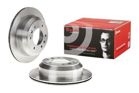 Вентилируемый тормозной диск brembo 09B61210