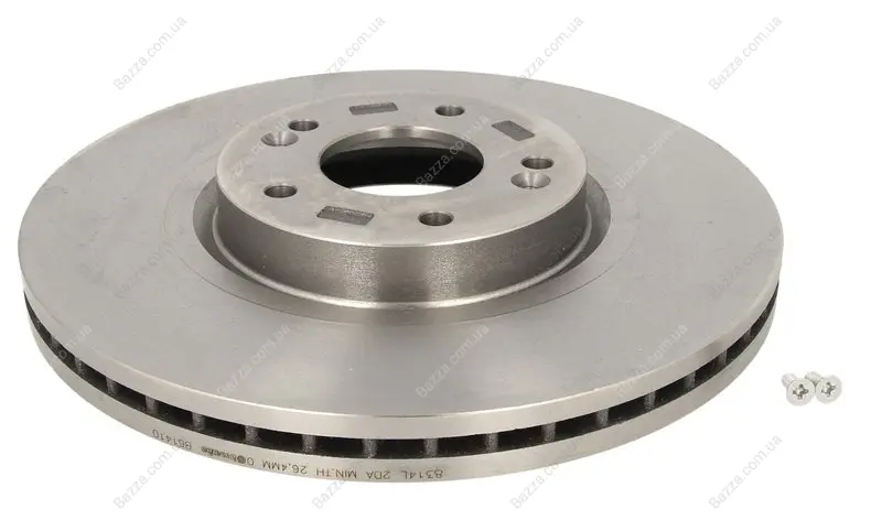 Вентилируемый тормозной диск brembo 09B61410