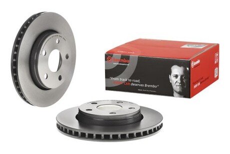 Вентильований гальмівний диск brembo 09C00311