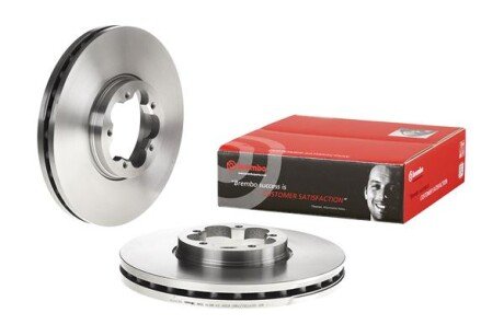 Вентильований гальмівний диск brembo 09C24310
