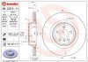 Вентильований гальмівний диск brembo 09.C314.11