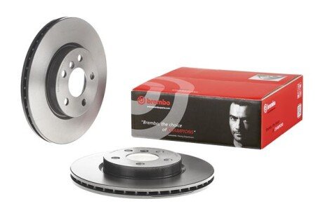 Вентильований гальмівний диск brembo 09C34911