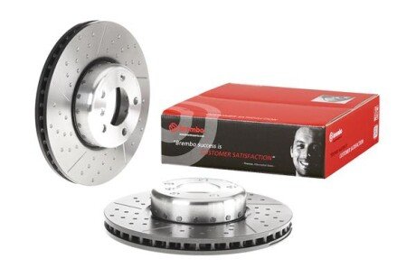 Вентильований гальмівний диск brembo 09C39813