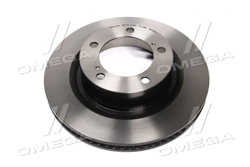 Вентильований гальмівний диск Brembo 09.C500.11 (фото 1)