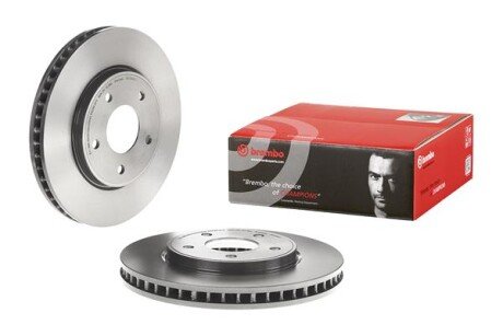 Вентилируемый тормозной диск brembo 09C54411