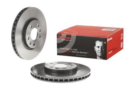 Вентилируемый тормозной диск brembo 09C65511