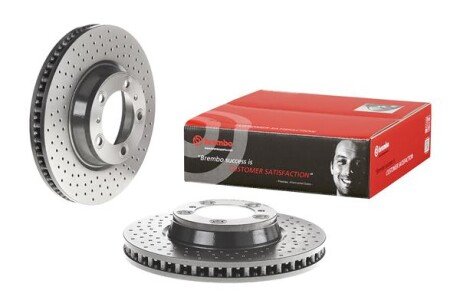 Вентильований гальмівний диск brembo 09C87711