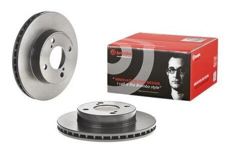 Вентилируемый тормозной диск brembo 09C93511