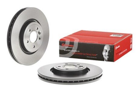 Вентилируемый тормозной диск brembo 09D06311