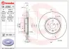 Вентилируемый тормозной диск brembo 09.D392.11