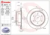 Вентилируемый тормозной диск brembo 09D41311
