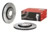 Вентилируемый тормозной диск brembo 09D42011