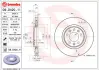 Вентилируемый тормозной диск brembo 09D42011