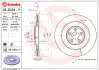 Вентильований гальмівний диск Brembo 09D43411 (фото 1)
