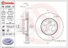 Вентилируемый тормозной диск brembo 09D52613