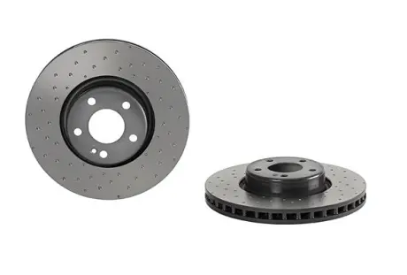 Вентилируемый тормозной диск brembo 09D52723