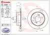 Вентилируемый тормозной диск brembo 09D56911