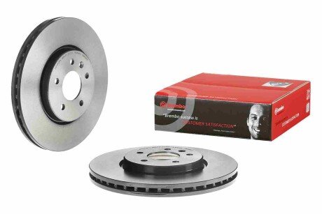 Вентильований гальмівний диск brembo 09D60811