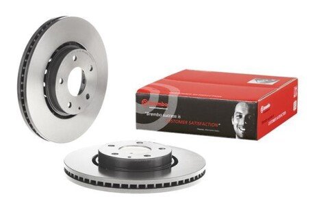 Вентильований гальмівний диск brembo 09D62811