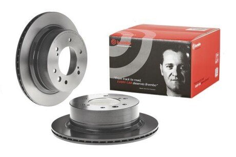 Вентилируемый тормозной диск brembo 09D85311