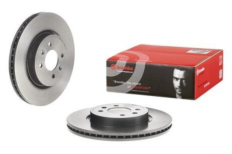 Вентилируемый тормозной диск brembo 09D88011
