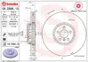 Вентильований гальмівний диск Brembo 09D89613 (фото 1)