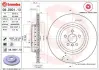 Вентилируемый тормозной диск brembo 09D90113